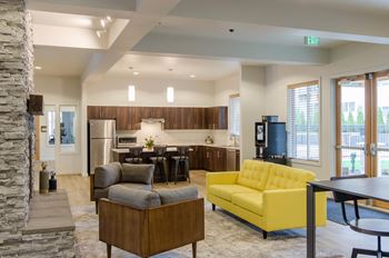 Clubhouse with fireplace & wi-fi